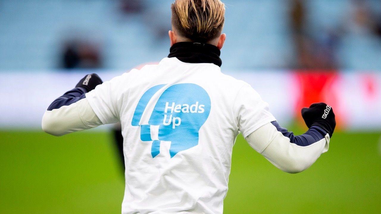 Bid on shirts from Aston Villa's 'Heads Up' fixture