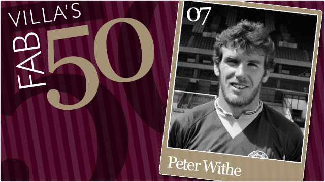 Villa's Fab 50 top player countdown: 7 Peter Withe