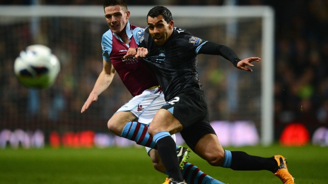 Match report: Villa 0-1 Man City - Tevez goal wins it