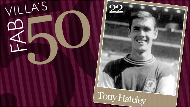 Villa's Fab 50 top player countdown: 22 Tony Hateley