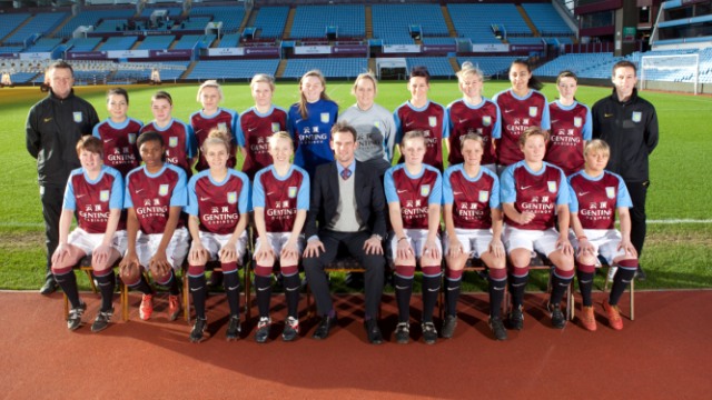 Villa Ladies gather in B6 for annual team photoshoot