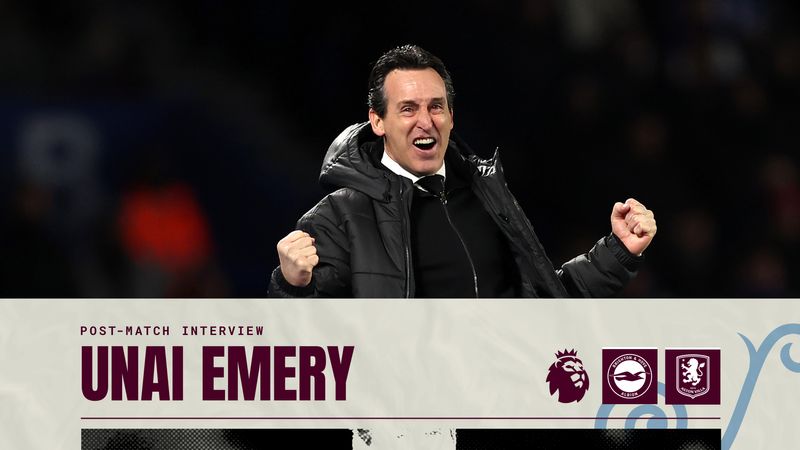 "We needed to react" | POST MATCH | Unai Emery on Brighton Comeback 