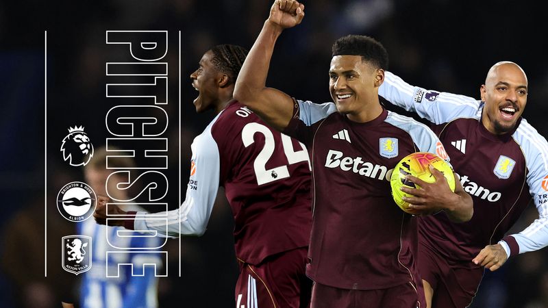 COMEBACK THRILLER AT THE AMEX 🔥🤩 | PITCHSIDE | Brighton v Aston Villa