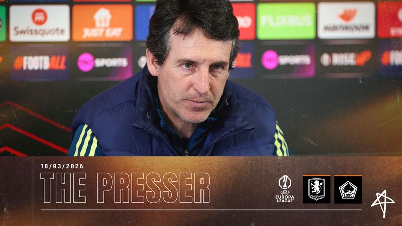 PRESS CONFERENCE | Unai Emery Looks Ahead to Lille Clash