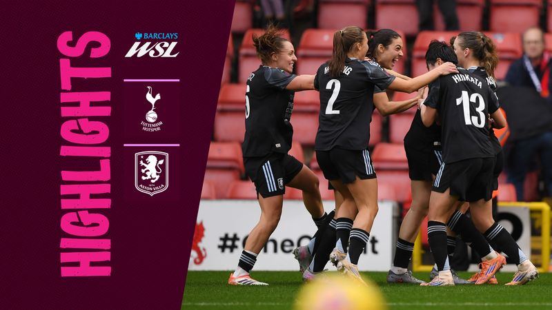 HIGHLIGHTS | Tottenham Hotspur Women 2-1 Aston Villa Women