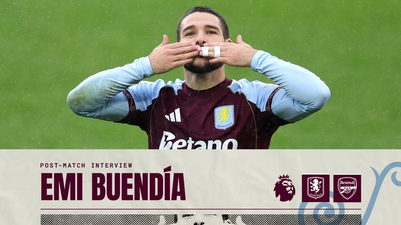 "Scoring last minute, with the Holte End, is Fantastic" | POST MATCH | Emi Buendía on Arsenal Victory