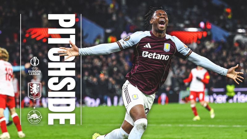 🥹 A moment DREAMS are made of for Jimoh-Aloba | Aston Villa v FC Salzburg | PITCHSIDE