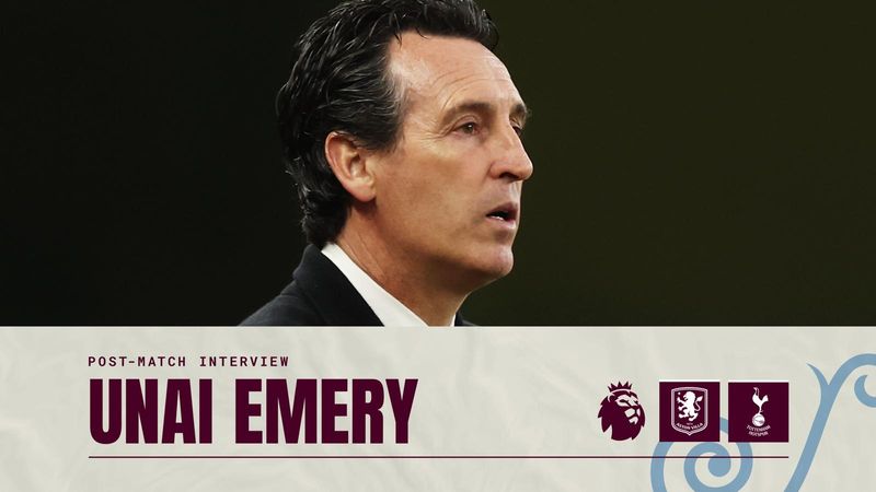 "We tried to react" | Unai Emery's post match reaction to Spurs loss 🗣️