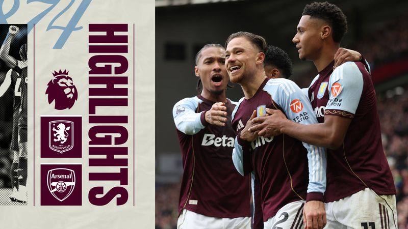 EXTENDED HIGHLIGHTS | Aston Villa 2-1 Arsenal
