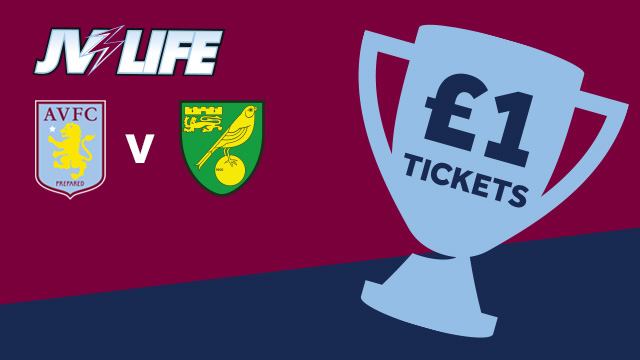 Villa v Norwich: £1 tickets now available for JV-Life members