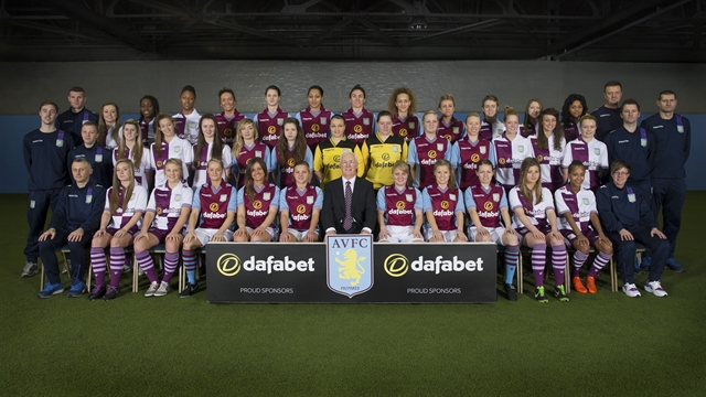 Villa Ladies: Players gather for annual team photocall