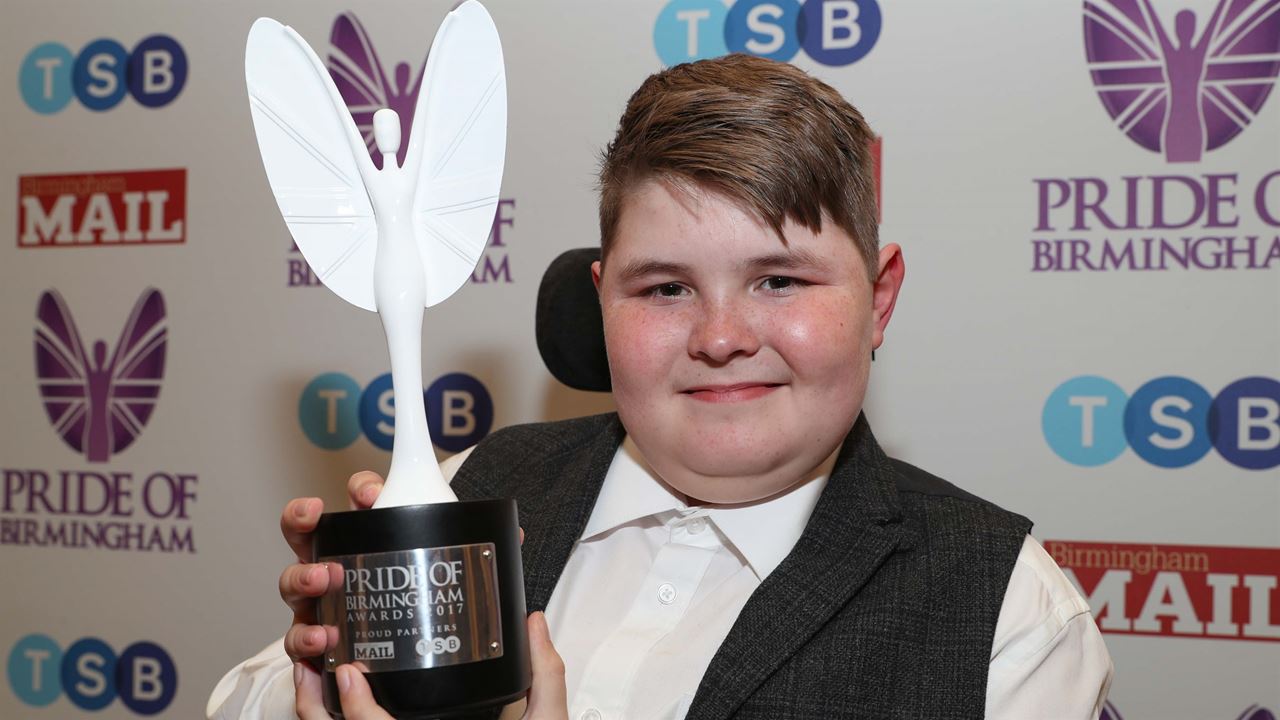 Brave youngsters receive Pride of Birmingham awards 