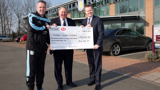 Villa's Acorns Day raises outstanding total for official charity partner