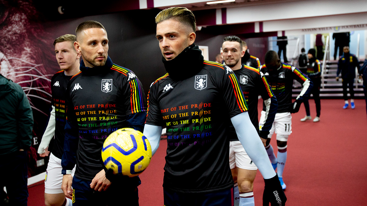 Aston Villa supports Pride Month during June