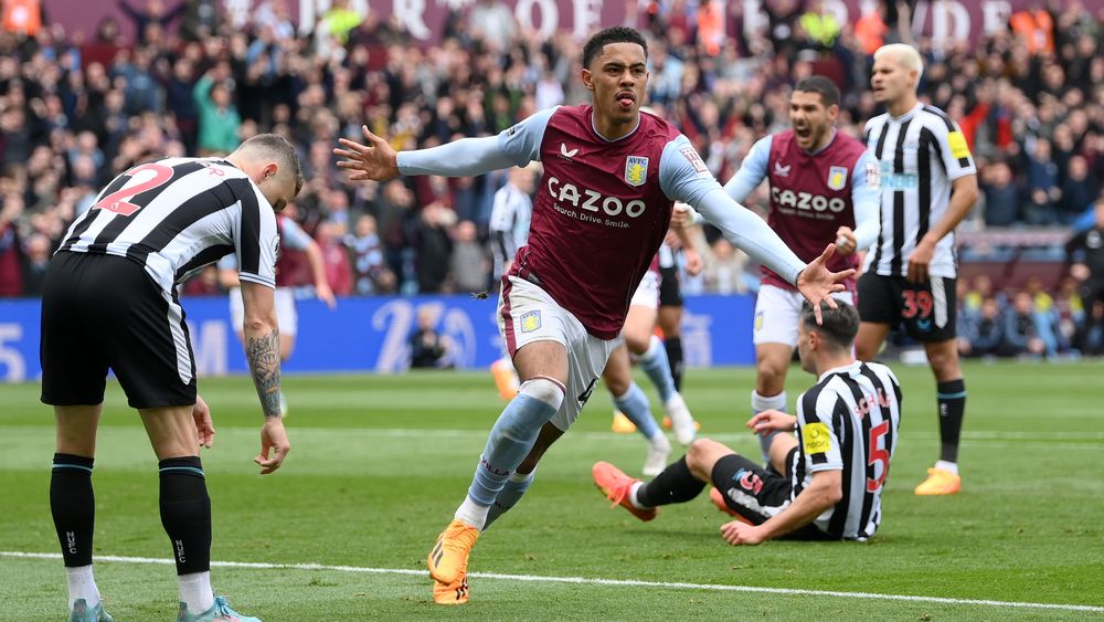 GettyImages-1482379337.jpg Aston Villa hosted Newcastle United in the Premier League on Saturday.