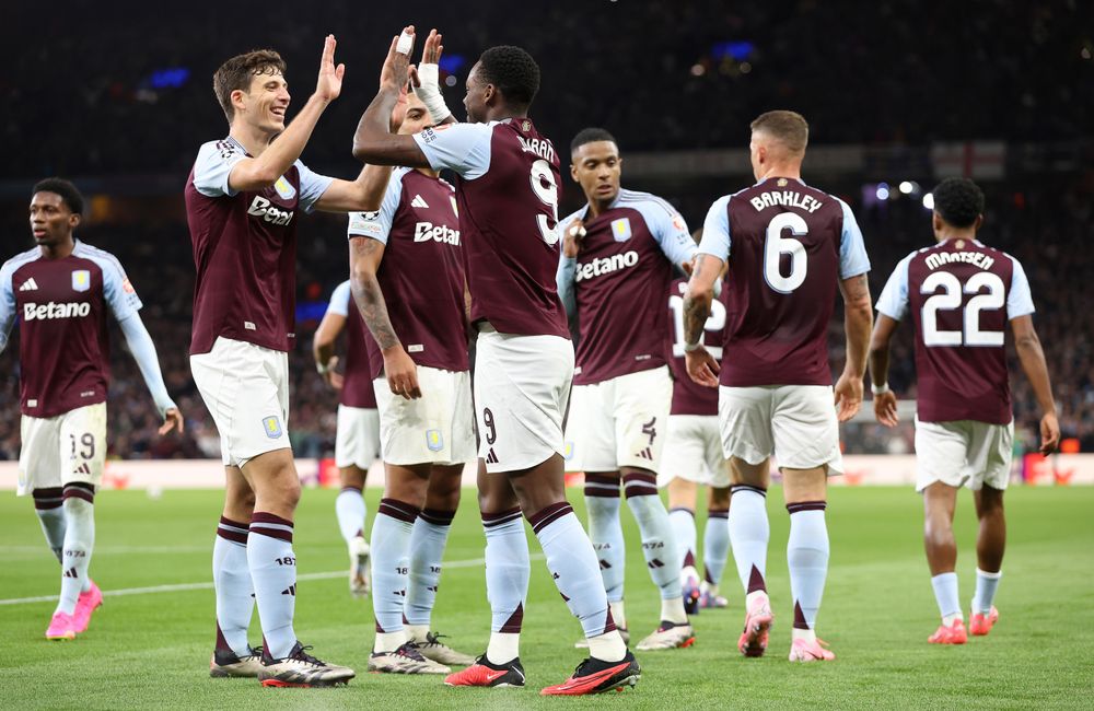 Aston Villa v Bayern Munich.