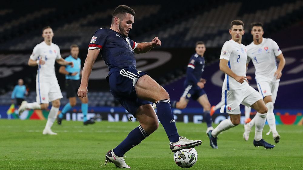 John McGinn Scotland v Slovakia John McGinn Scotland v Slovakia