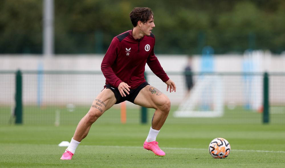 Aston Villa training pre-Burnley Aston Villa training pre-Burnley