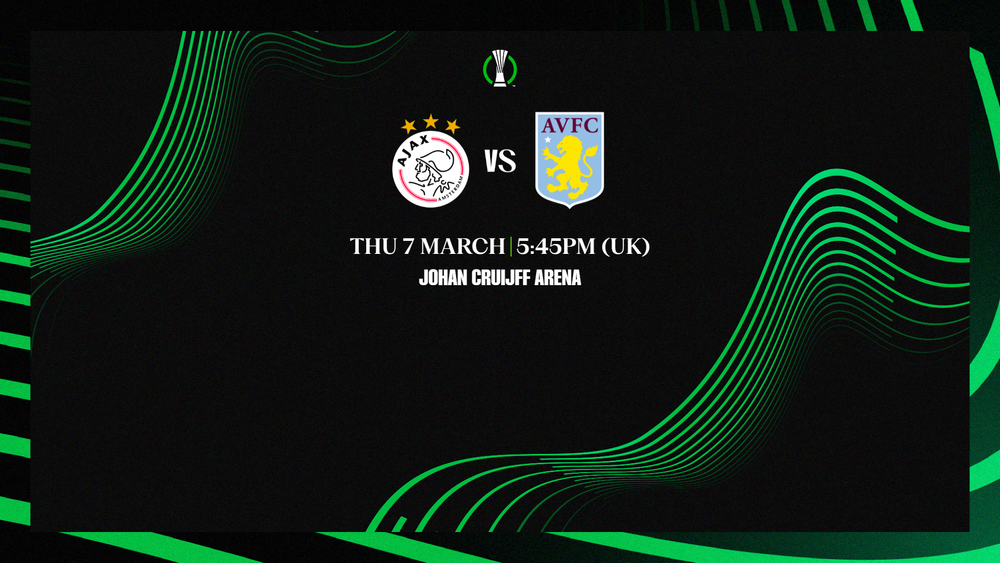 Ajax ticket details Aston Villa