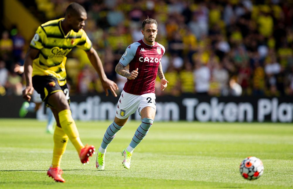 Watford v Aston Villa in the Premier League.