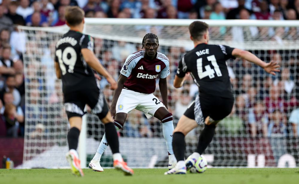 NW3B0569.jpg Aston Villa took on Arsenal in the Premier League on Saturday.