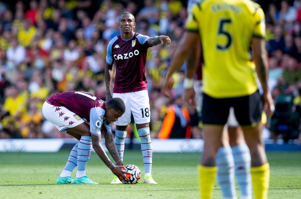Watford v Aston Villa in the Premier League.