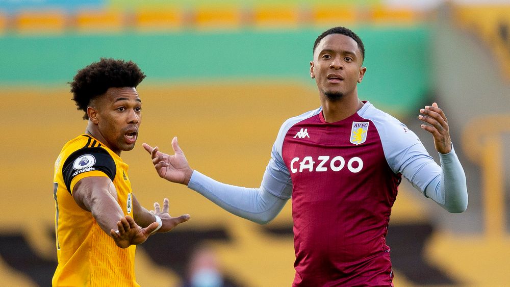 Ezri Konsa v Wolves Ezri Konsa v Wolves