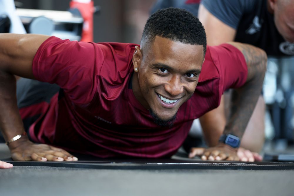NW3B0676.jpg Aston Villa players returned to Bodymoor Heath for pre-season testing on Saturday.