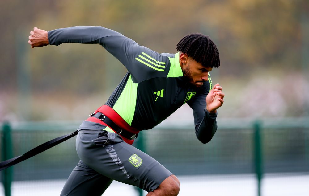 Aston Villa training pre-Crystal Palace Aston Villa training pre-Crystal Palace
