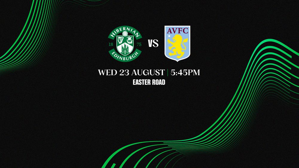 Hibernian ticket details Aston Villa