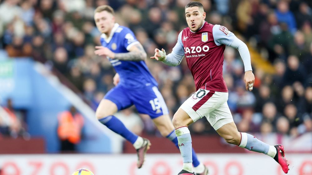 Aston Villa took on Leicester City in the Premier League on Saturday. 