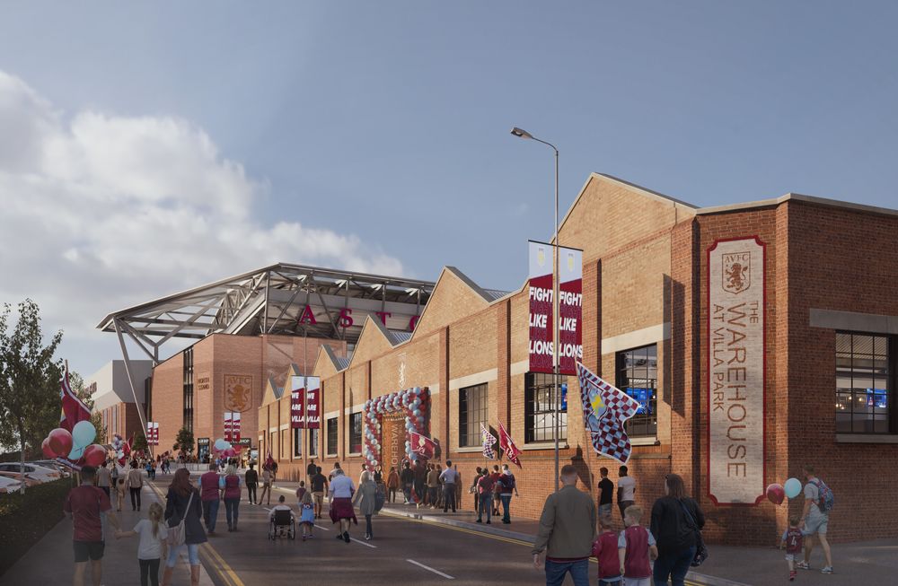 The future vision of Villa Park Aston Villa