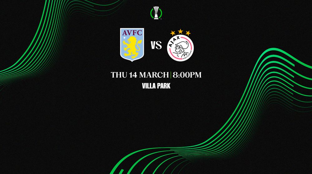 Ajax ticket details (second leg) Aston Villa