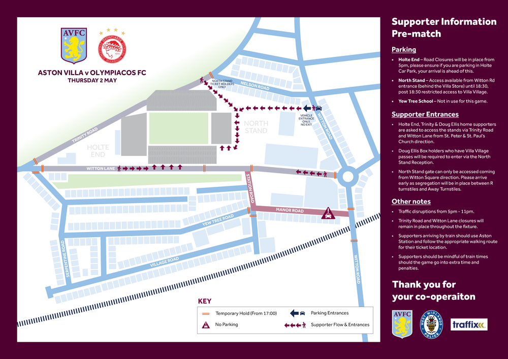 Aston Villa v Olympiacos Aston Villa v Olympiacos