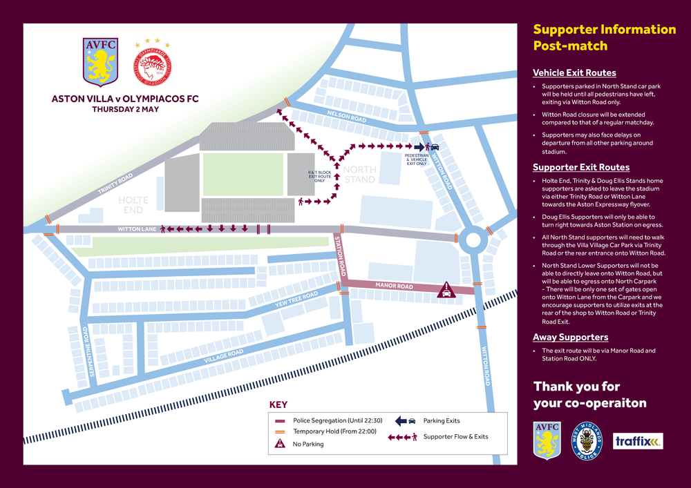 Aston Villa v Olympiacos Aston Villa v Olympiacos