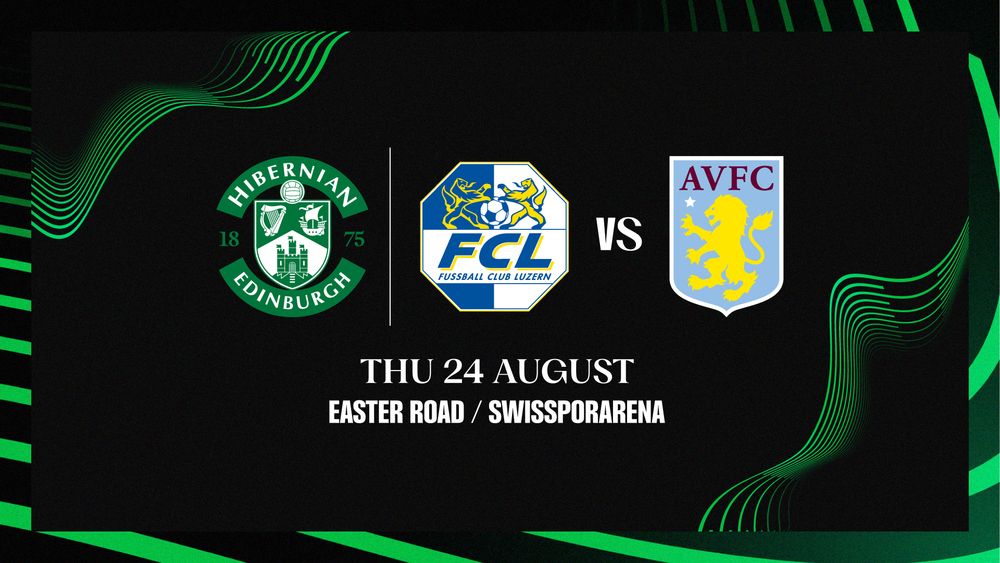 Hibernian or FC Luzern v Aston Villa