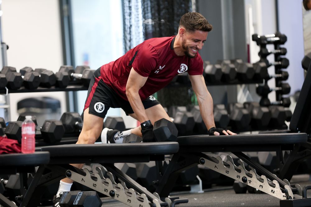 0S2A7494.jpg Aston Villa train at Bodymoor Heath ahead of taking on Crystal Palace this weekend.