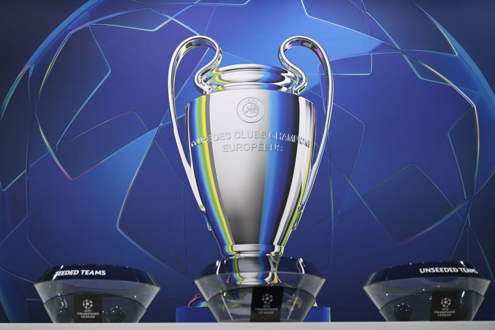 Champions League trophy.