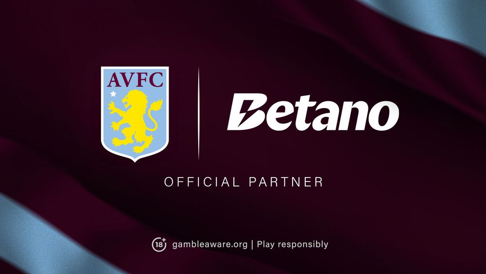 Aston Villa announce Betano partnership.