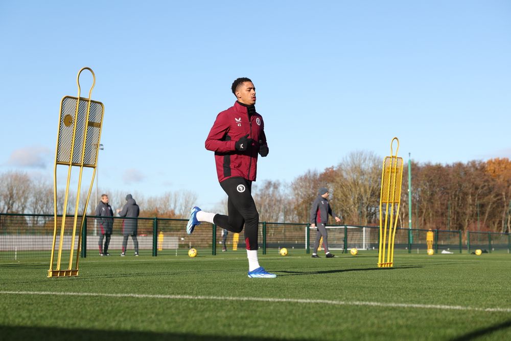 Aston Villa training pre-Tottenham Hotspur Aston Villa training pre-Tottenham Hotspur