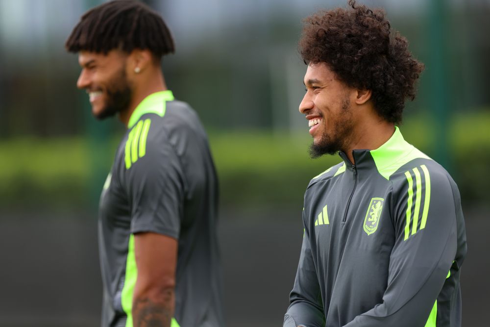 Aston Villa training during September international period Aston Villa training during September international period