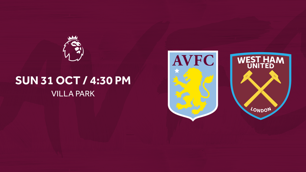 Aston Villa v West Ham United Aston Villa v West Ham United