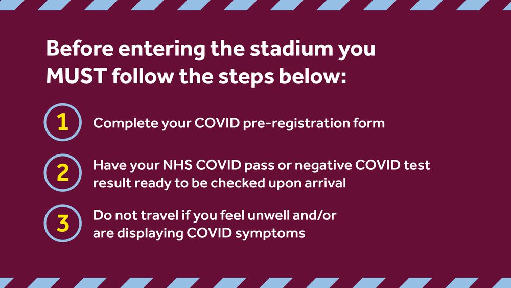 COVID-19 matchday regulations COVID-19 matchday regulations