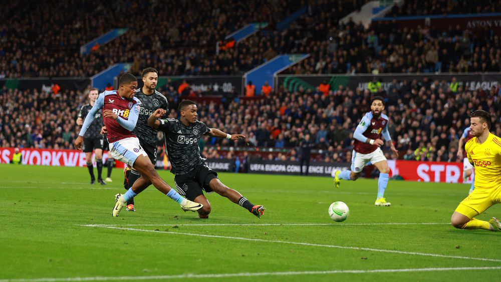 Aston Villa hosted Ajax in the Europa Conference League on Thursday night.