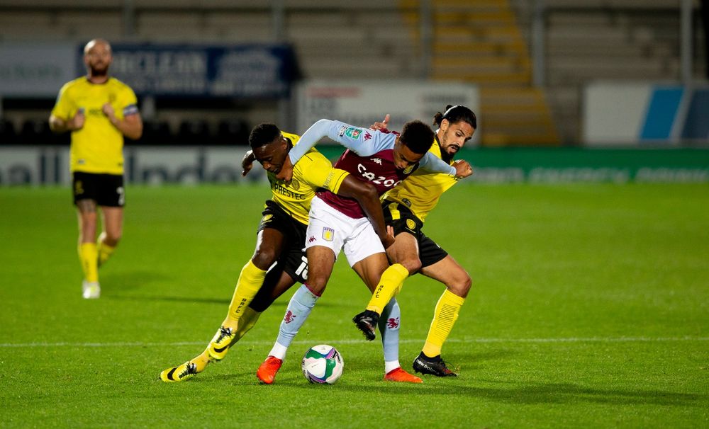 Burton Albion away in the Carabao Cup