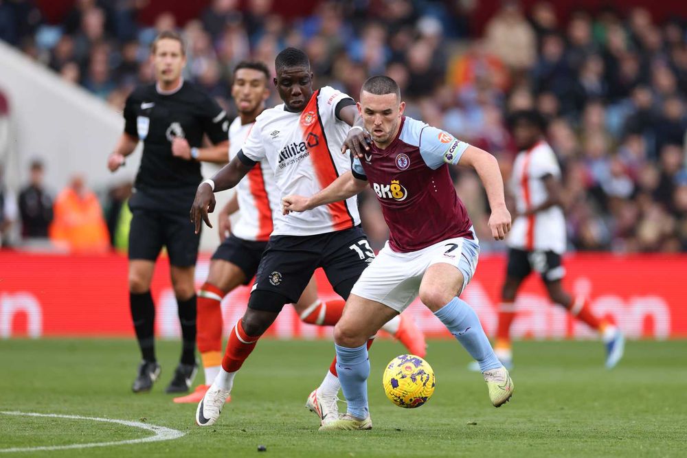 Aston Villa v Luton Town.