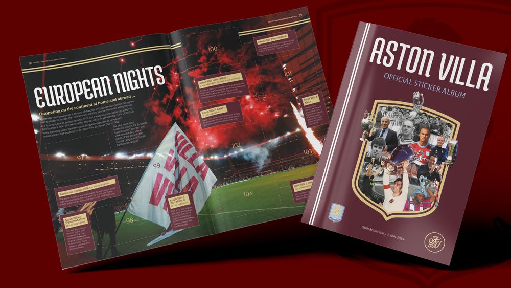 Aston-Villa-Sticker-Promo1.jpg Aston Villa 150th Anniversary Sticker Album.