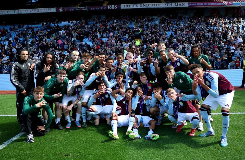 Aston Villa v Manchester City U18 Premier League national final Aston Villa v Manchester City U18 Premier League national final