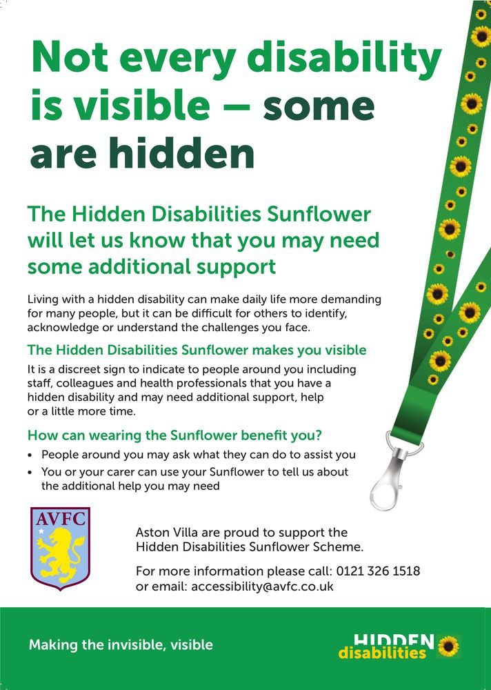 Hidden Disabilities Sunflower Scheme Hidden Disabilities Sunflower Scheme
