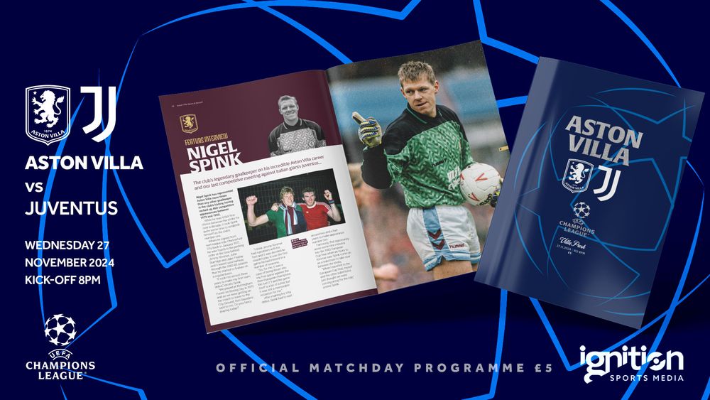 Aston Villa programme.